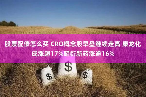 股票配债怎么买 CRO概念股早盘继续走高 康龙化成涨超17%昭衍新药涨逾16%