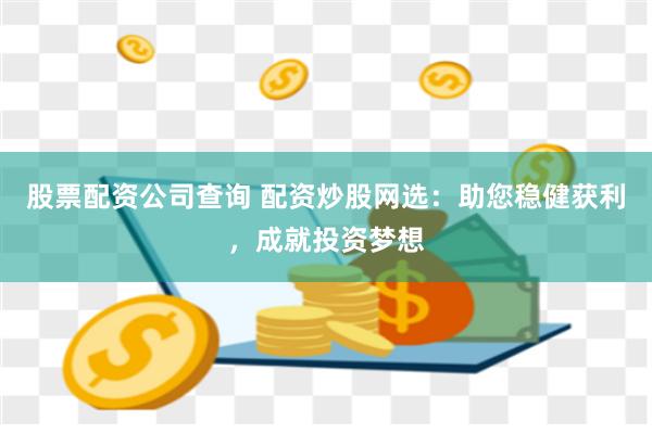 股票配资公司查询 配资炒股网选：助您稳健获利，成就投资梦想